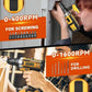 Cacciavite a batteria 21V, set di trapani a batteria, trapano a batteria con coppia 45Nm, trapano a batteria, 25 + 3 livelli di coppia, 2 velocità, 2 batterie, luce LED, mandrino da trapano da 10 mm, trapano a batteria fai da te per la casa