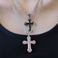 Hip Hop Iced Out Cross Necklace