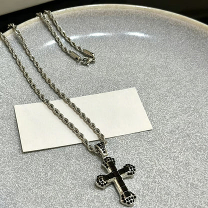 Hip Hop Iced Out Cross Necklace