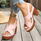 Women's Criss-Cross Strap Platform Sandals