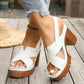 Women's Criss-Cross Strap Platform Sandals