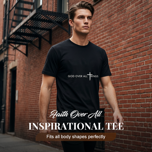 Faith Over All Inspirational Tee