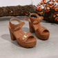 Women's Chunky Heel Platform Sandals