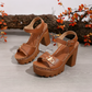 Women's Chunky Heel Platform Sandals