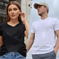 Men's Graphic Print V-Neck T-Shirt