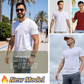 Men's Graphic Print V-Neck T-Shirt