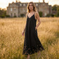 Women's V-Neck Spaghetti Strap Maxi Dress