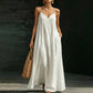 Women's V-Neck Spaghetti Strap Maxi Dress