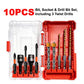 10-Piece Drill and Screwdriver Bit Set with Case