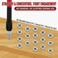 10-Piece Drill and Screwdriver Bit Set with Case