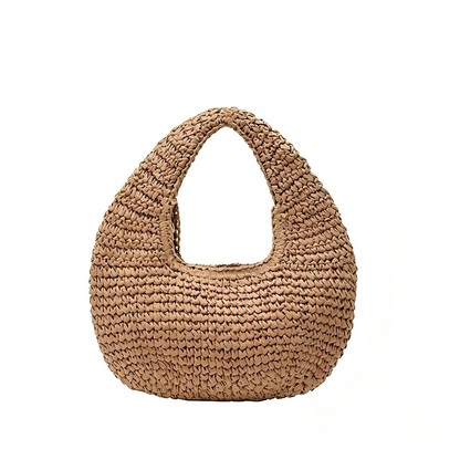 Minimalist Woven Hobo Bag for Women