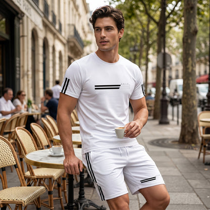 Men's Summer T-Shirt & Shorts Set