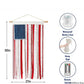 Rustic Patriotic Fabric Flag for Home Decor