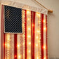 Rustic Patriotic Fabric Flag for Home Decor