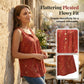 Women's Sleeveless Top with Button Detail