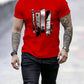 Men's Graphic Print Crew Neck T-Shirt
