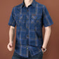 Men's Casual Plaid Short Sleeve Shirt