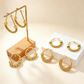 Women's Textured Hoop Earrings