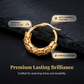 Women's Textured Hoop Earrings