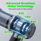 Portable Handheld Vacuum with Brushless Motor & Digital Display