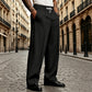 Men's Modern Wide-Leg Suit Pants