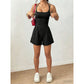 Women's Casual Spaghetti Strap Short Jumpsuit