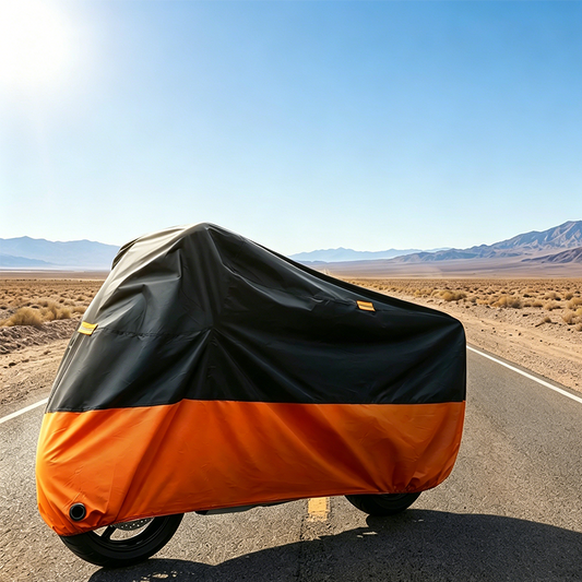 Waterproof Motorcycle Cover with Lock Holes