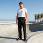 Men's Stretch-Fit Straight-Leg Pants