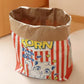 Giant Popcorn Paper Bag Cat Tunnel