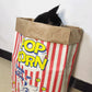 Giant Popcorn Paper Bag Cat Tunnel