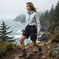 Women's Elastic Waist Drawstring Cargo Shorts