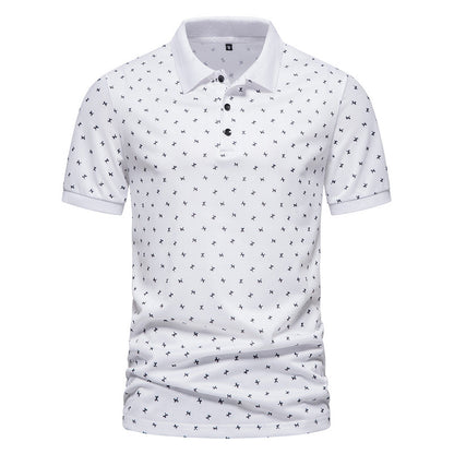 Men's Casual Patterned Short-Sleeve T-Shirt