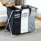 Foldable 3-Section Laundry Hamper Sorter
