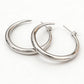 Women's Chic Tapered Hoop Earrings