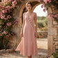 Women's Casual V-Neck Striped Sleeveless Maxi Dress