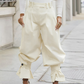 Women's Pleated Lantern Pants with Ruffled Cuffs