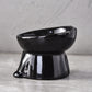 Ergonomic Elevated Cute Cat Bowl