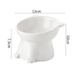 Ergonomic Elevated Cute Cat Bowl