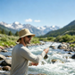 Outdoor Sun Hat with Wide Brim & Chin Strap