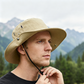Outdoor Sun Hat with Wide Brim & Chin Strap