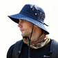 Outdoor Sun Hat with Wide Brim & Chin Strap