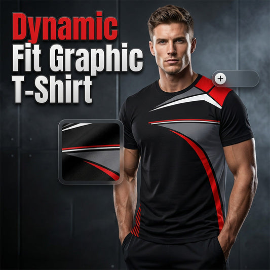 Men's Graphic Print Crew Neck T-Shirt