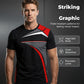 Men's Graphic Print Crew Neck T-Shirt