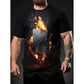 Men's Graphic Print Crew Neck T-Shirt