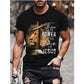 Men's Graphic Print Crew Neck T-Shirt