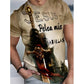 Men's Graphic Print Crew Neck T-Shirt