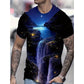 Men's Graphic Print Crew Neck T-Shirt