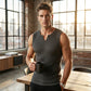 Men's Slim Ribbed Gym Tank
