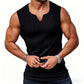 Men's Slim Ribbed Gym Tank