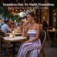 Bohemian Strapless High Split Wide Leg Vacation Jumpsuits